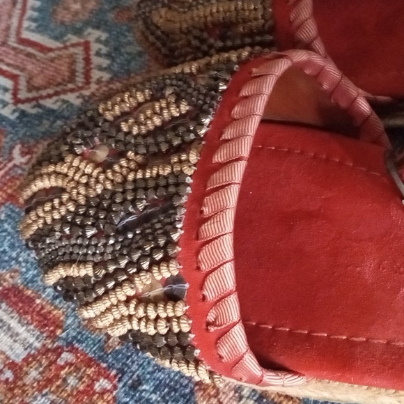 Bacio 61 Anthropology Beaded Ankle Strap Espadrilles - Picture 11 of 16